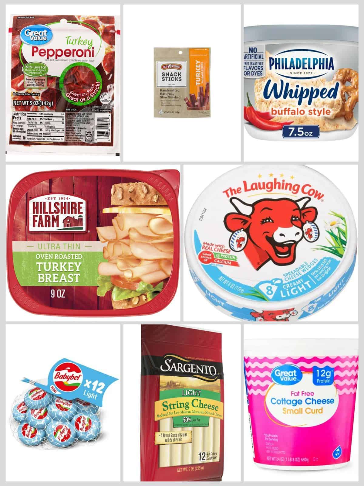 A selection of pictures of foods suitable for Weight Watchers Points.