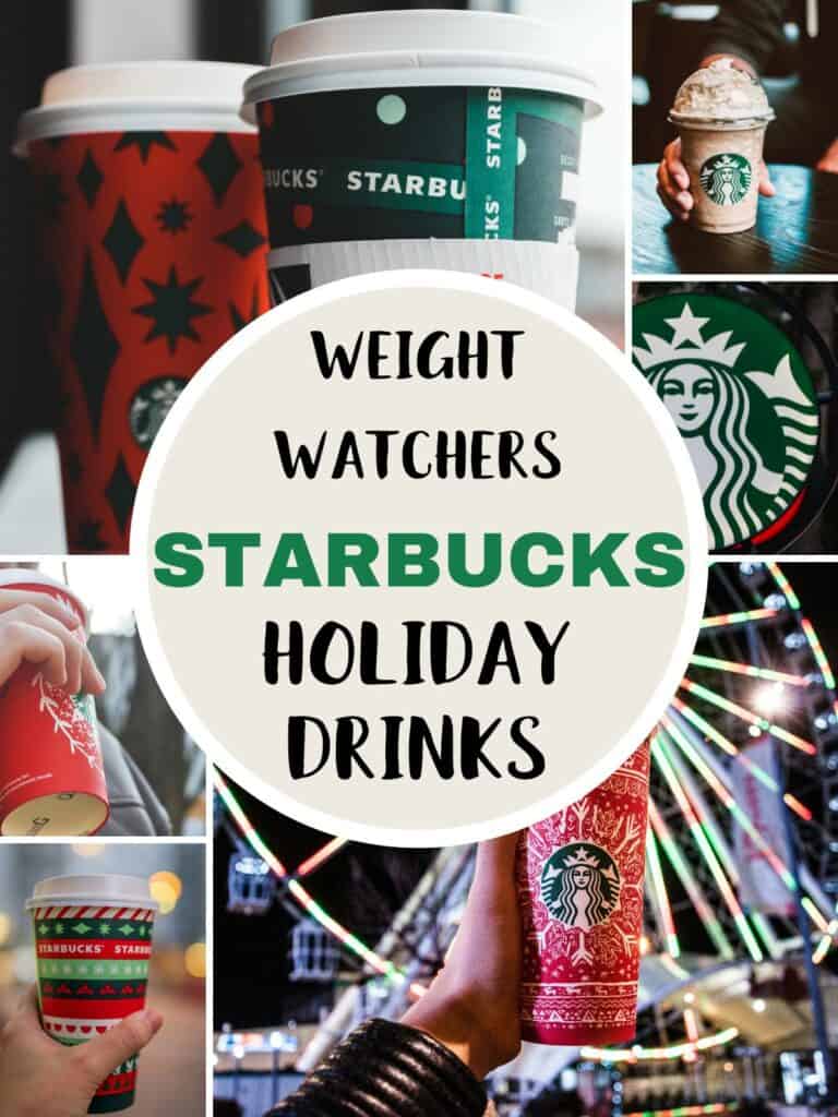 Starbucks Holiday Christmas drinks for Weight Watchers Pointed Kitchen